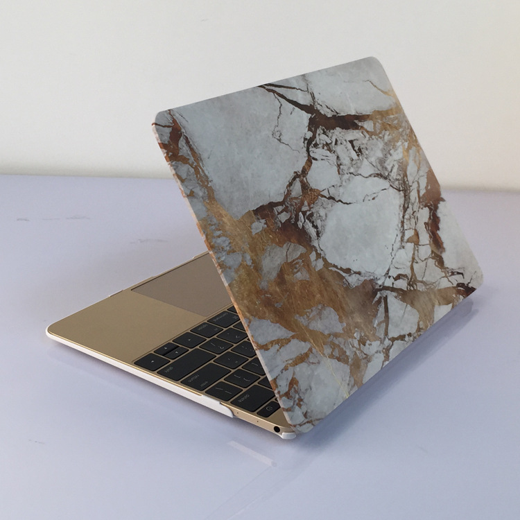 Apply to Apple Notebook computer Crystal Case pattern Marble Head capsule 12 13AIR 15 Wait