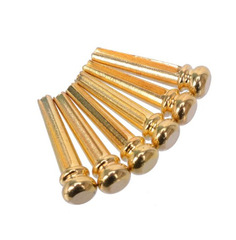 Guitar tuning peg, string anchor, tuning post, folk acoustic guitar tuning post, copper tuning cone, black-silver-gold