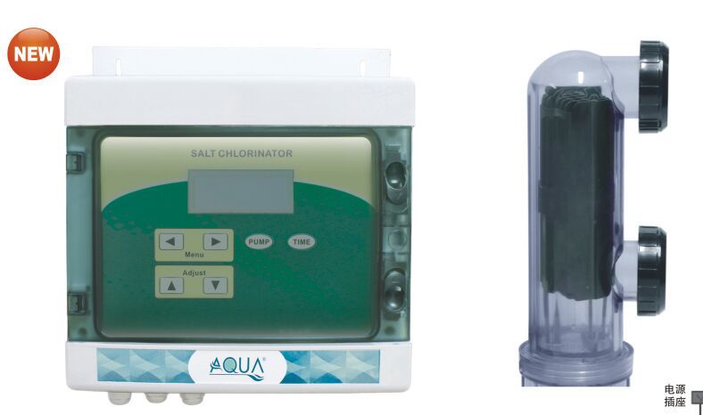 AQUA爱克泳池盐加氯器 盐氯发生器，泳池消毒设备QSS50 50g/h