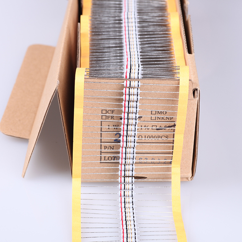 1W10R绕线线绕欧2W金属氧化膜电阻1/2W插件电阻器5%铁脚引线编带