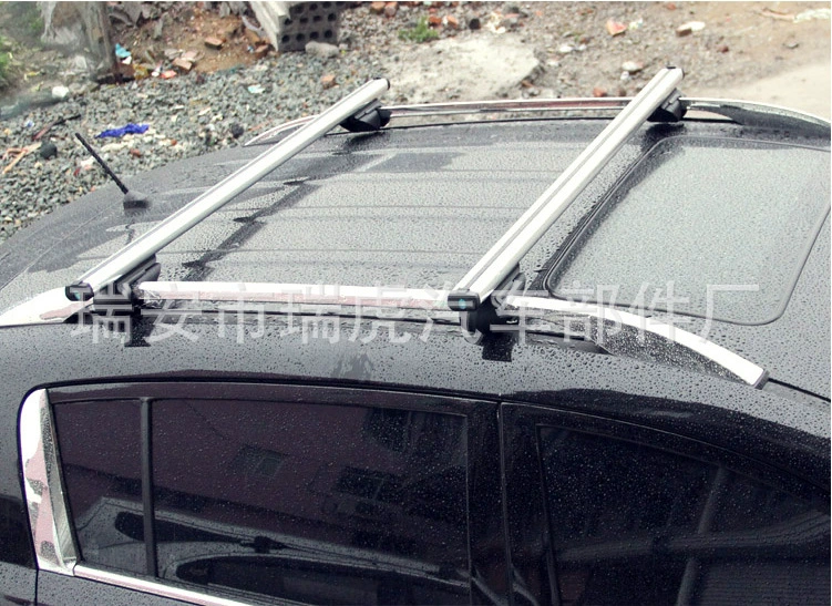 Автомобильный багажник, перекладина, универсальный багажник на крышу, запираемый из алюминиевого сплава, автомобильный горизонтальный стержень, горизонтальная направляющая