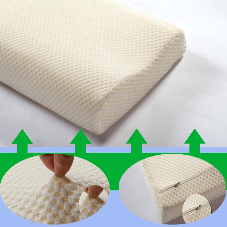 Referring to the international lattice Air layer Slow rebound Memory foam pillow pillow wholesale It will sell gift logo Customized