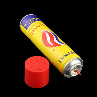Factory supply original genuine pyramid 280ml yellow gas bottle universal high purity gas lighter gas