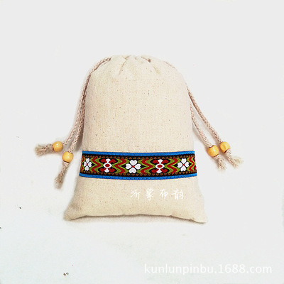 厂家现货 食品饰品束口收纳袋 熏蚊包装白袋子 彩色装饰小布袋|ms