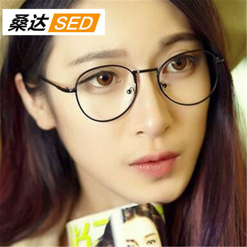 Classic Round Eyeglass Frame 9254 Plain Lens Retro Thin Edge Unisex Full Frame Eyeglasses Wholesale for Stalls