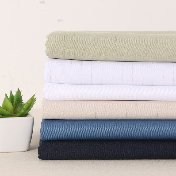 厂家销售 防静TC平纹电工装呢 特种职业工作服面料现货供应