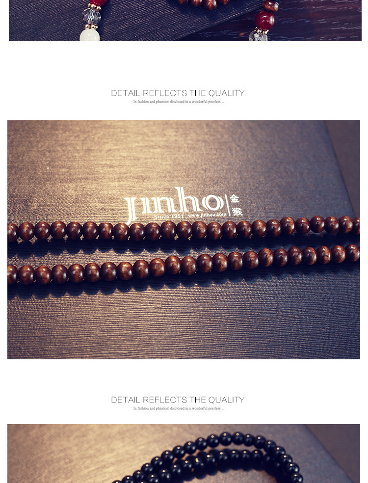 86g Weight Necklace Classification Wedding, Travel Occasion Alloy Material Geometric Pattern Women'S Gender Inlaid Gemstone Design Ethnic Style Style Rose Red, Red Color Retro Beaded Bohemian Long Sweater Chain 7