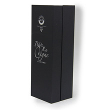 新款黑色红酒包装礼盒黑色木质葡萄酒盒包装盒子酒盒厂家定制