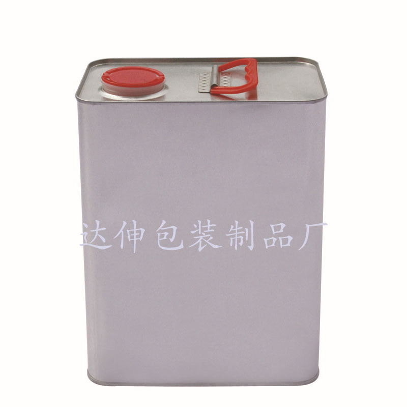 厂家直销 4L矮身原色马口铁方罐 油漆化工桶 方罐 批发零售
