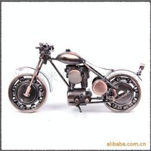 厂家直销铁皮仿古造型 铁艺工艺品古铜摩托车模型系列摆件 M7-1