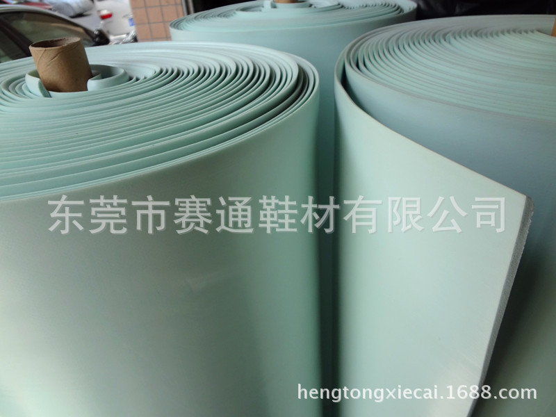 厂家现货直销3MM/4MM/5MM乳胶发泡卷材 水青色乳胶海绵