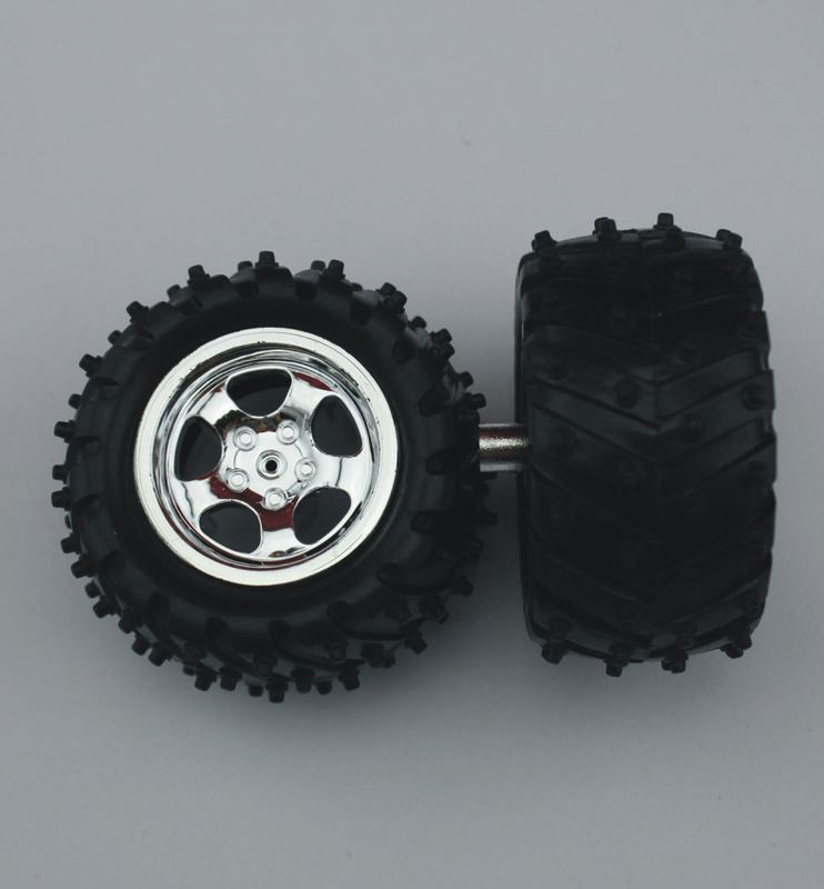 XJCL553AH thick rubber wheel toy accessories technology model parts dump truck accessories
