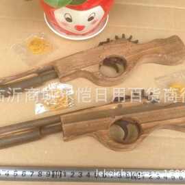 双管长木枪   玩具木枪  木制皮筋手枪  儿童木枪 木制玩具
