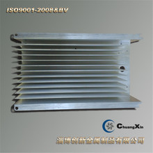 鋁型材擠壓E2型材散熱器底座，品質保證