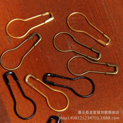 Hanging Tag Pins, Gold, Black, and Antique Bronze Insurance-Shape Pins—Wholesale of 1,000 Pieces