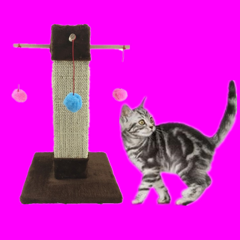 一件代发猫咪猫树剑麻绳猫抓柱-猫抓板柱子猫玩具猫架磨爪板柱子