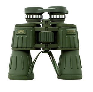 军绿色10*50变倍双筒望远镜高倍高清金属壳体绿膜光学棱镜望远镜