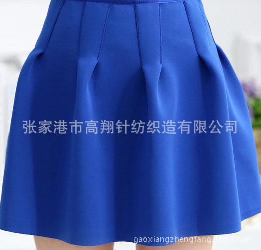 【厂家新品】供应涤氨双层拉丝空气层 健康弹力布 裙装针织面料