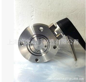 上海滨大阀门304不锈钢KF真空对夹蝶阀 不锈钢零泄漏高真空蝶阀