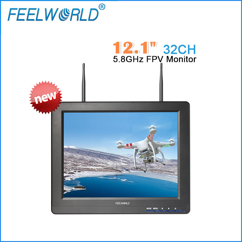 FPV121DT 富威德12.1寸高清监视器HDMI/AV输入 可定制航拍程序