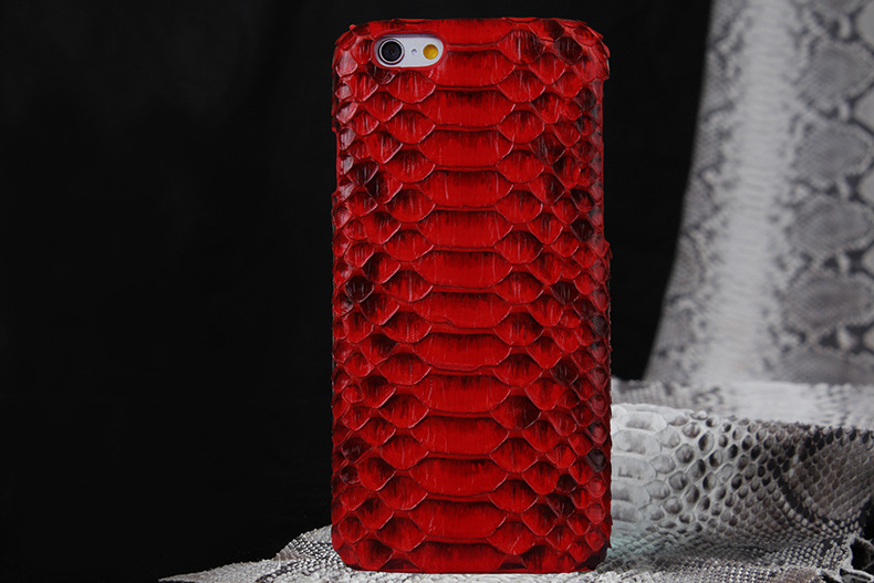 i-idea Handmade Luxury Genuine Real Python Snake Skin Leather Case Cove for Apple iPhone 6S Plus/6 Plus & iPhone 6S/6