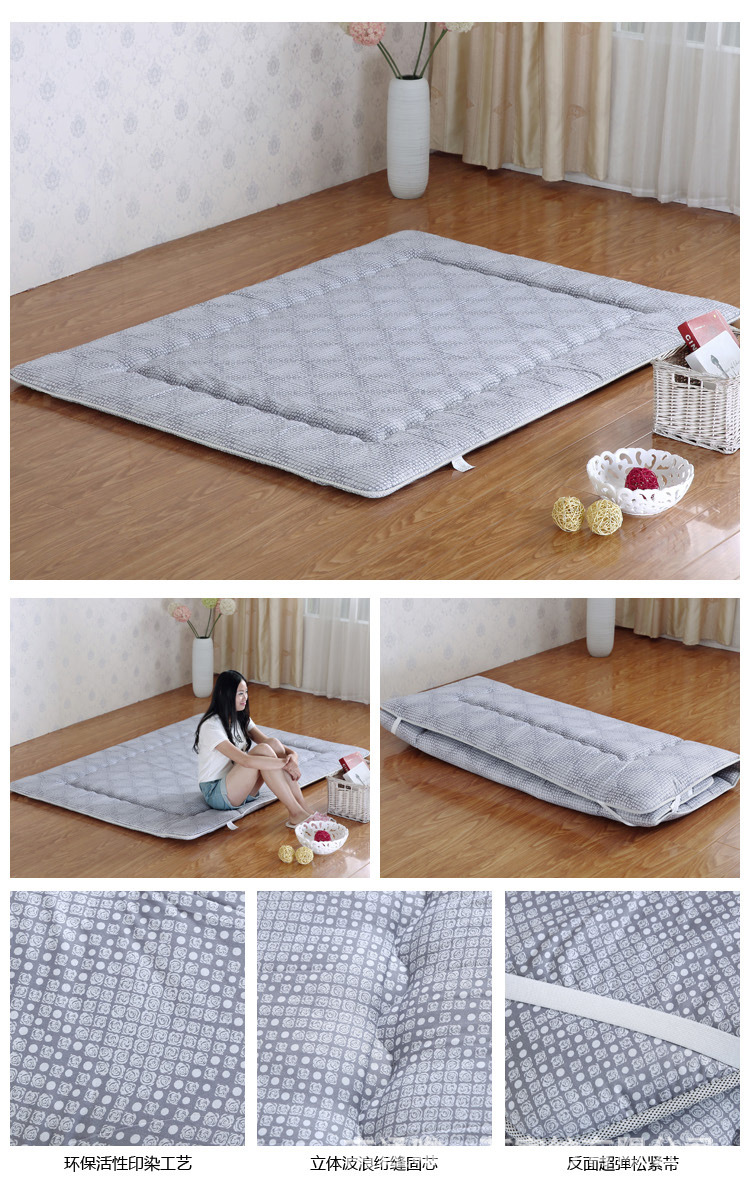 聚酯纤维印花床垫