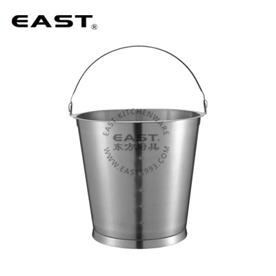 （有脚）不锈钢反口斜身提桶【EAST东方厨具】