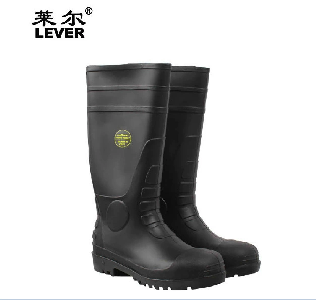 Оптовая продажа Lyle R-2-99 противоударные износостойкие Нескользящие защитные сапоги резиновые сапоги защитные сапоги черные двойные стальные защитные сапоги