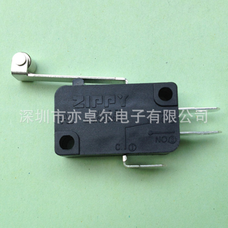 台湾新巨ZIPPY原装正品微动开关,行程开关VM-05S-06D0-Z带长滚轮