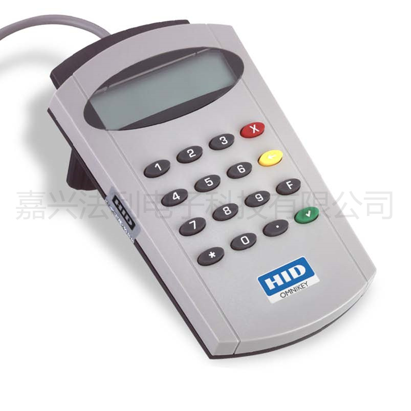 门禁读卡器OMNIKEY 3821PIN触板读卡器桌面 PIN 触板智能卡读卡器