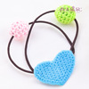 Woven children's pony handmade, hair accessory, Korean style, South Korea, new collection