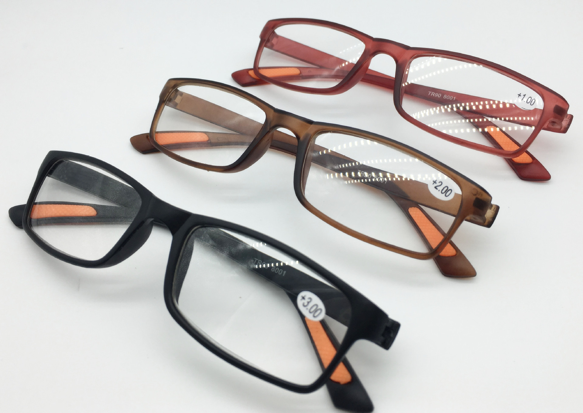 2023 nuevo TR90 ultra-Delgado ligero asférica gafas de lectura popular 8001 ultra-ligero gafas marco