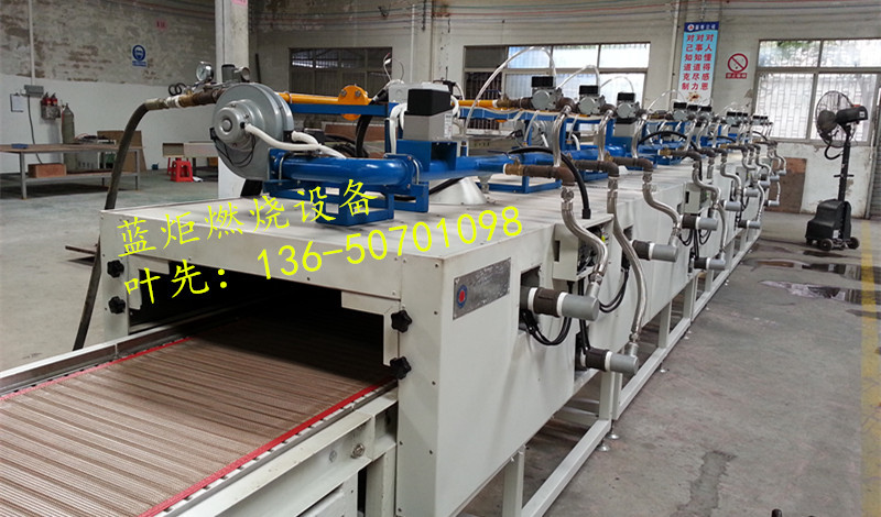 天然气红外线加热式节能烘干隧道炉