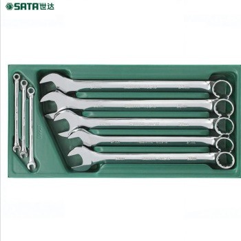 现货SATA世达工具 工具托组套-8件全抛光两用扳手 09907