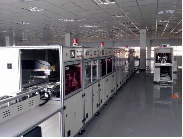 Coaxial MCC automated production line