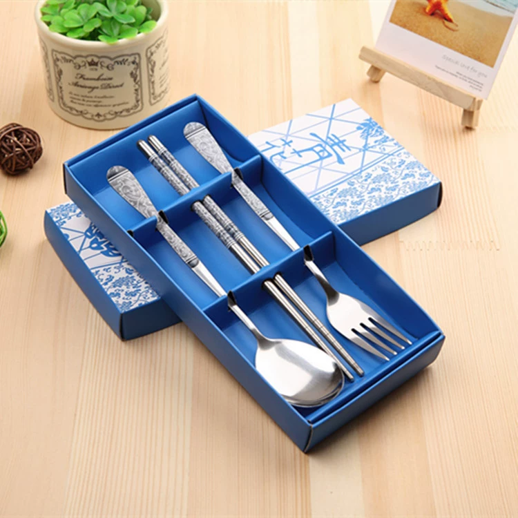 High quality tableware stainless steel, creative set, Birthday gift