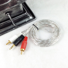 ����1.5��һ�ֶ�͸��AV�� 3.5mm�D2RCA���l�� ��X�����B�Ӿ�