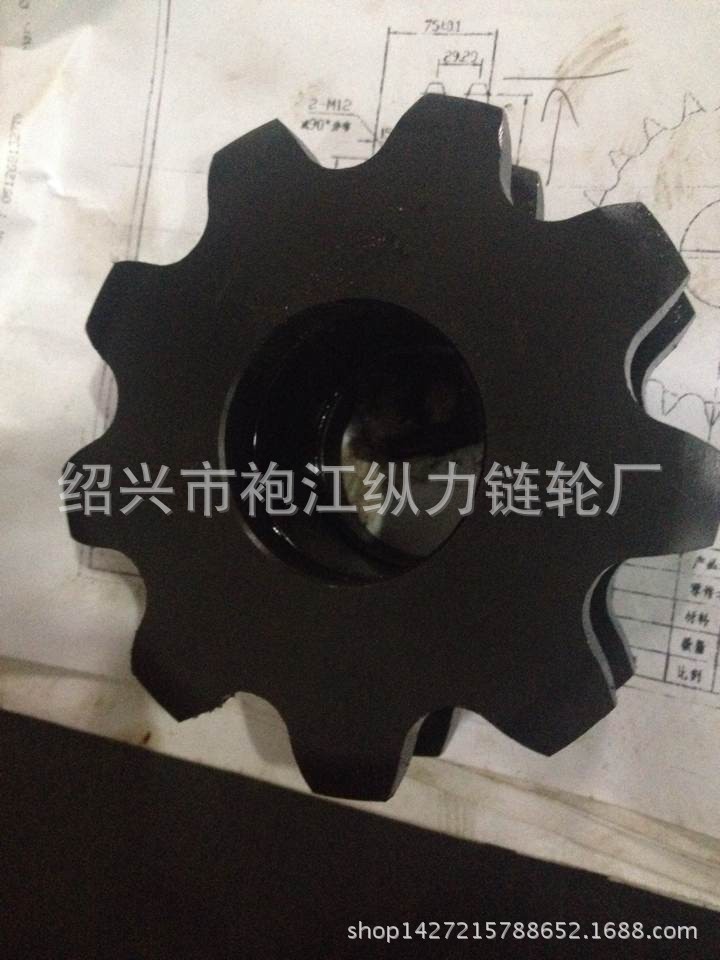 38.1电机链轮 按图加工链轮 绍兴倍速链轮