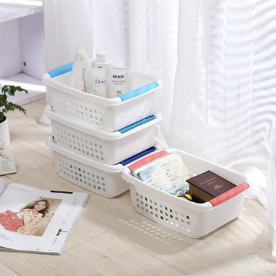 desktop Plastic Storage Storage basket Sorting box rectangle kitchen Debris Stands Storage baskets Basket Bath basket