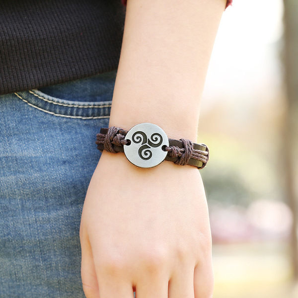small design leather creative retro bracelet