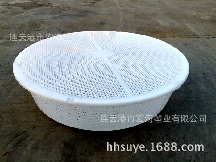 宏海塑业厂家直销鲍鱼苗海参苗筐加密虾婆筐