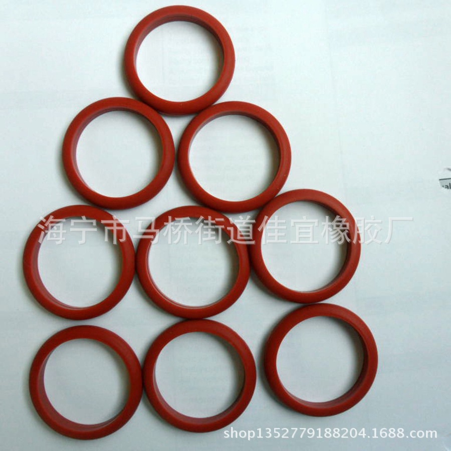 海宁厂家专业橡胶产品定制耐高温耐腐蚀防水密封硅胶塞氟胶O型圈