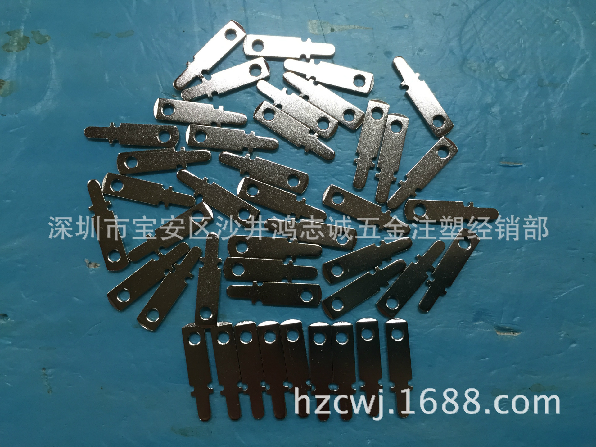 五金头/五金铜片/铜片/变压器铜片/1.45*6.3*27美规片