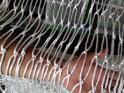 厂家供应生产 白网 聚乙烯安全网 防坠落白色安全网