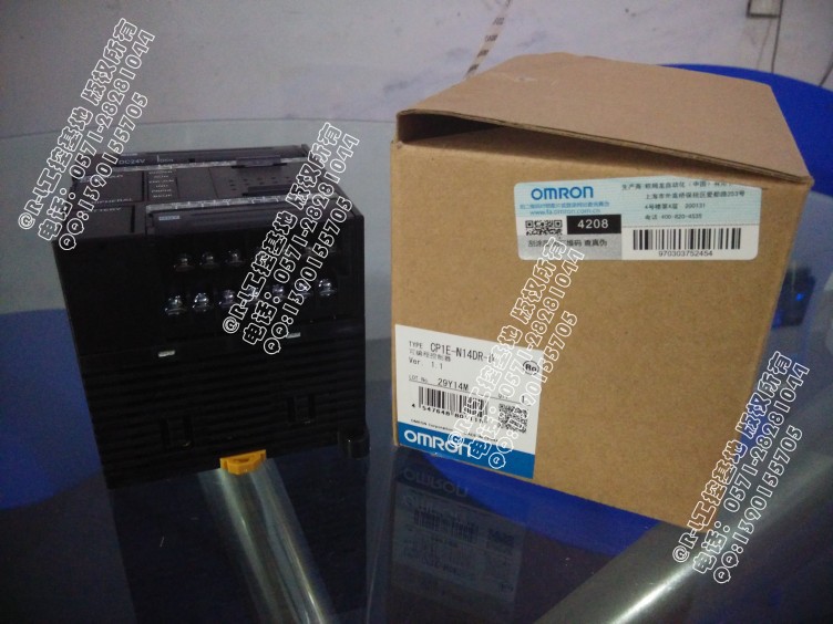 全新原装欧姆龙PLC CP1E-N14DR-D DC24电源 带RS232串口 USB下载