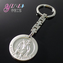 圆形金属钥匙扣 创意表带钥匙扣挂件 促销品 keychain