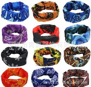 Seamless changeable turban sunscreen mask Ice Silk Scarf neck neck summer fishing headgear riding random batch