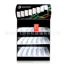 有机玻璃香烟展示架三层展示架软纸包中华红河品牌香烟展示架