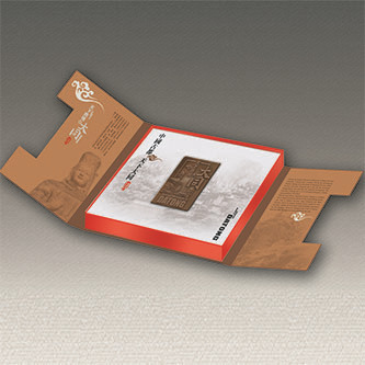 high-grade Anniversary stamp Youbi silk stamp Personalized Stamps Gold and Silver stamp customized