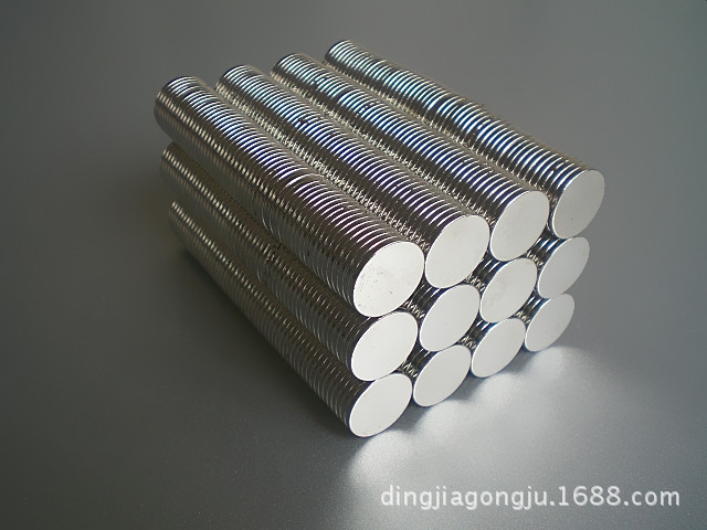 供应优质18x2mm镀镍强磁 钕铁硼强力磁铁 圆形磁石吸铁石磁钢